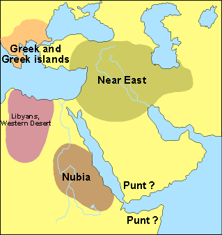 nubian empire map