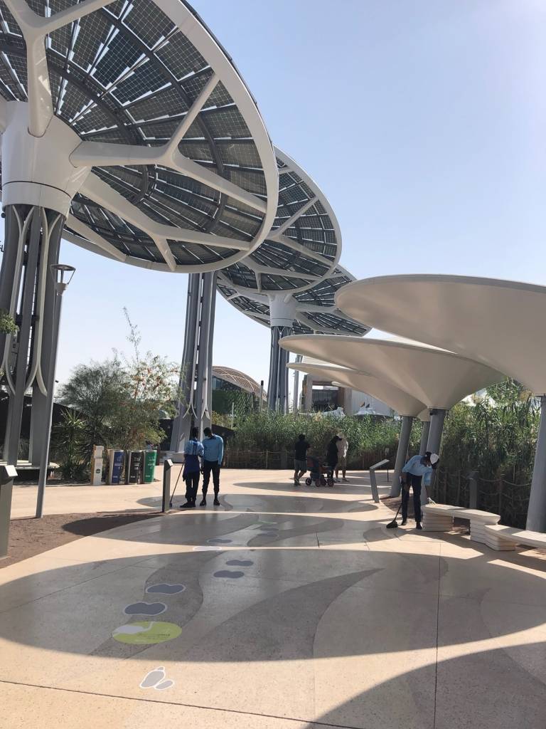 Julia Linke, PhD student at UCL CNIE, visits Dubai Expo 2020 (held in