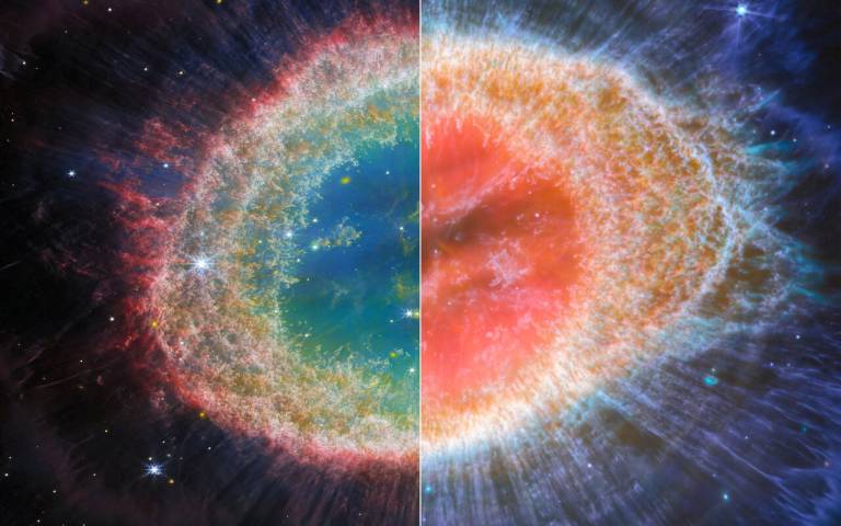 Webb and Hubble's views of the Ring Nebula | ESA/Webb