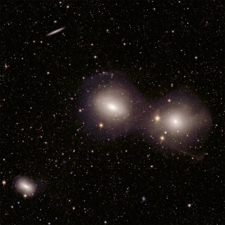 Here, Euclid captures galaxies evolving and merging ‘in action’ in the Dorado galaxy group, 