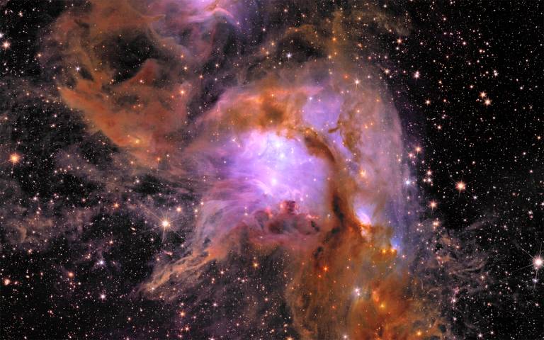 This breathtaking image features Messier 78, a vibrant star nursery enveloped in interstellar dust. 