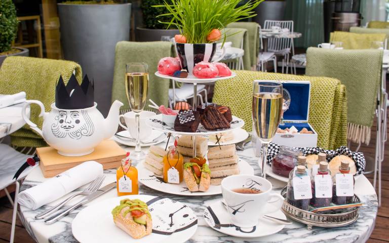 Sanderson's Vegan Mad Hatter's Afternoon Tea