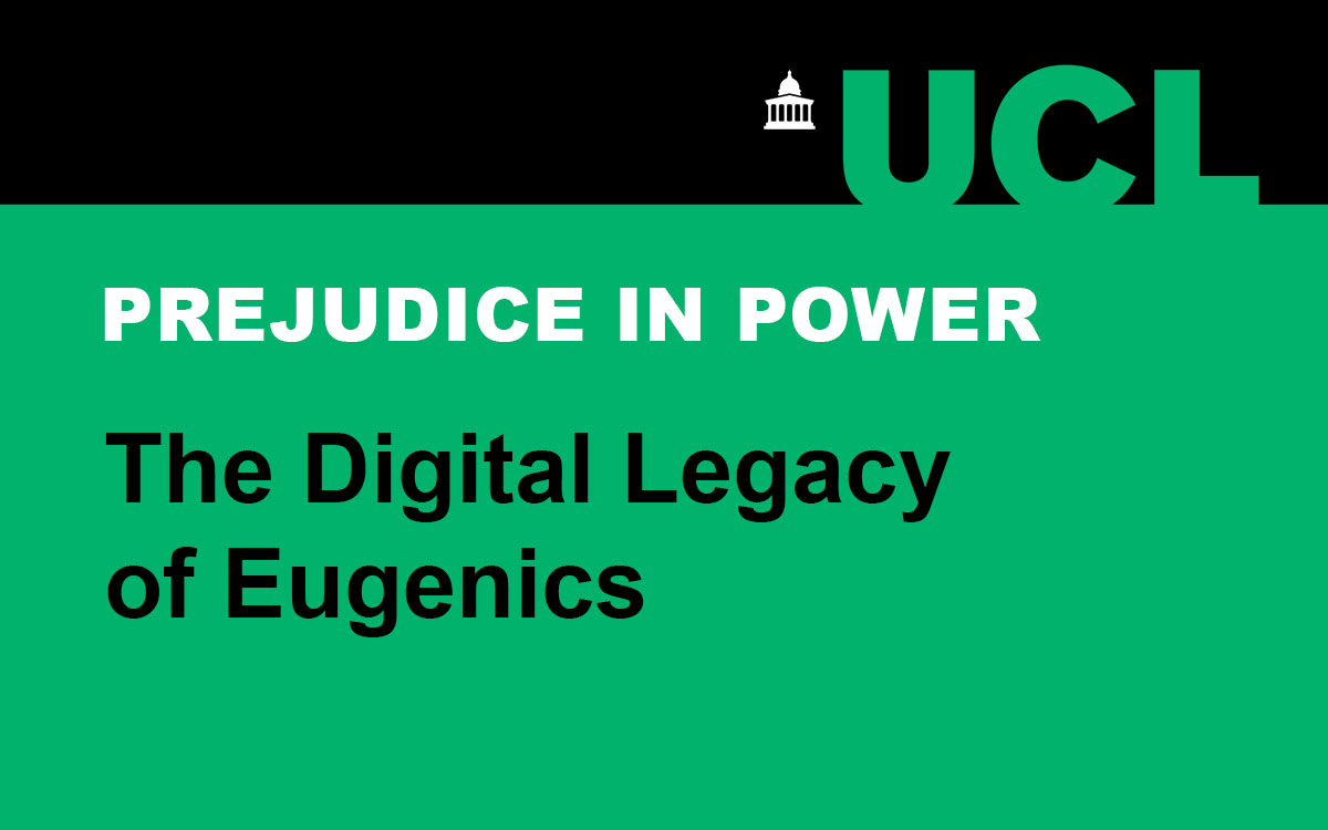 Project title: The Digital Legacy of Eugenics