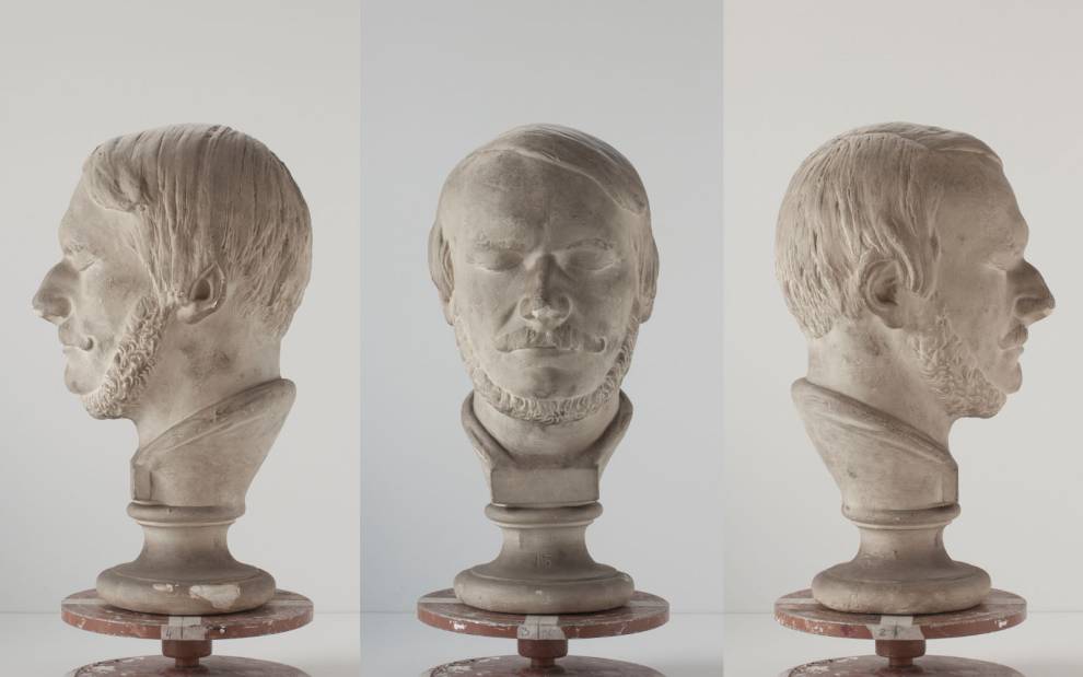 Image: Plaster life mask of Count Franz von Thun un Hohenstein, circa 1838. Part of Robert Noel's Casts of Intellectuals series. © UCL 