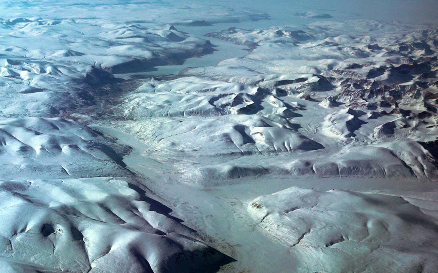 Baffin Island sea and land ice. Photo by Ilan Kelman