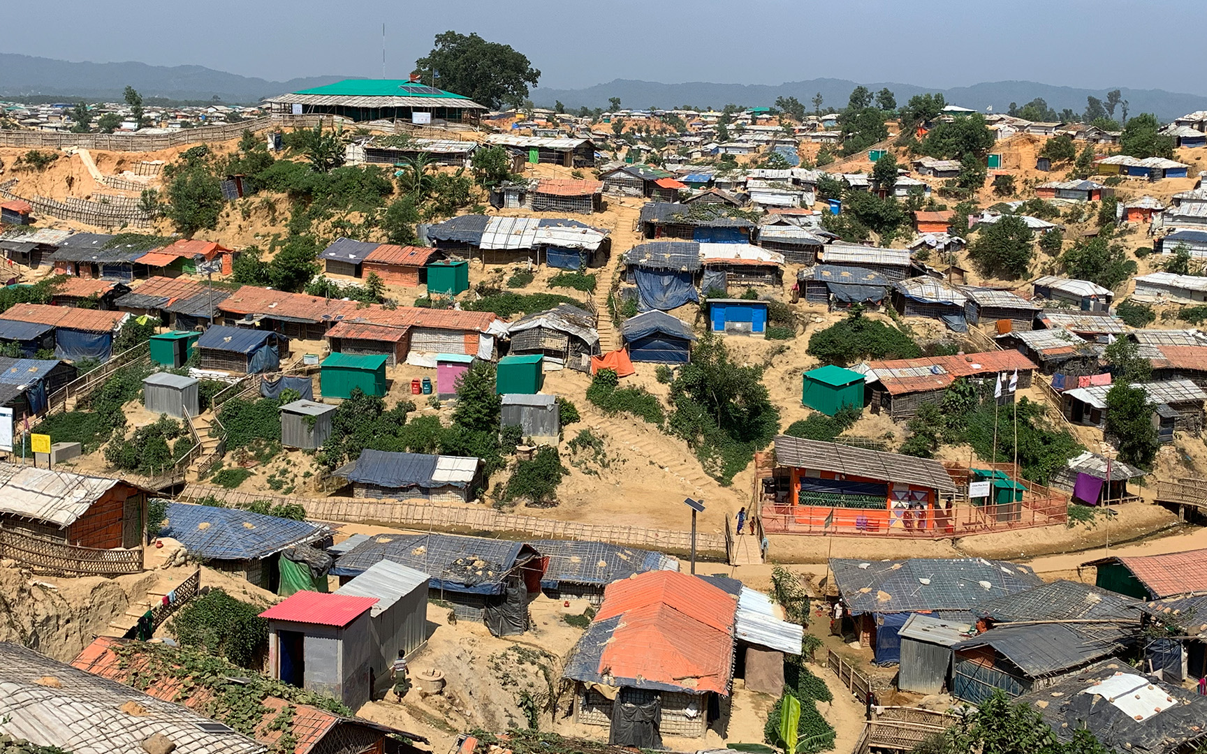 The Kutupalong Rohingya Camp in Cox’s Bazar, Bangladesh