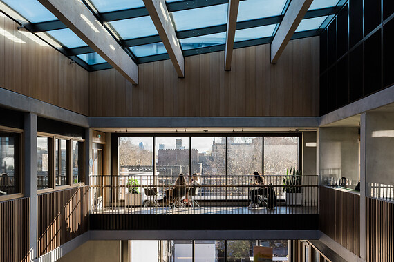 UCL's award winning Student Centre with glass roof