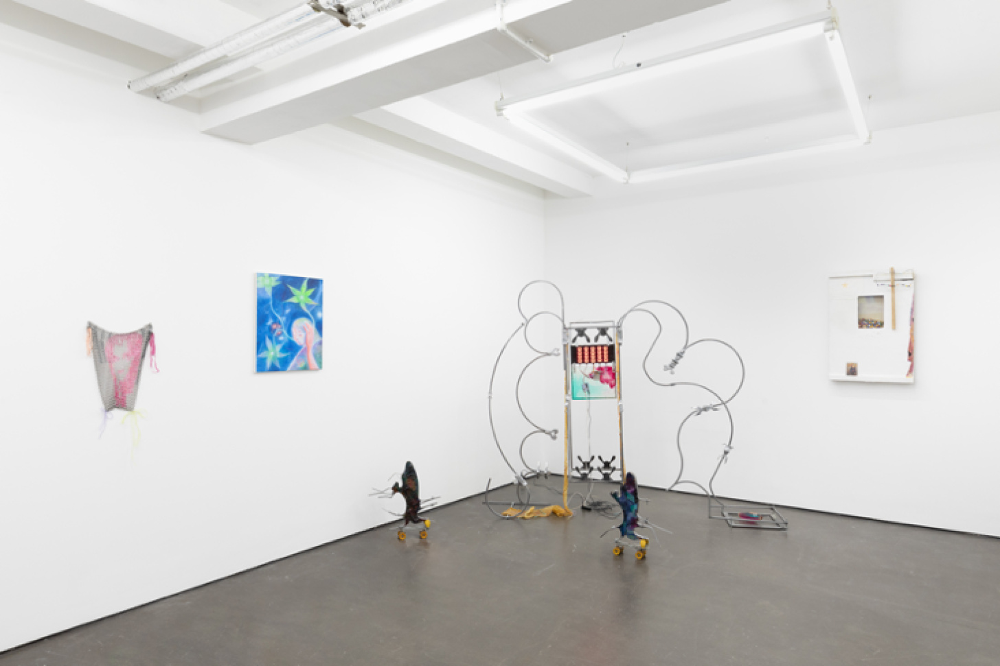 Installation view of group exhibition Afterlife at Indigo + Madder, 2023
