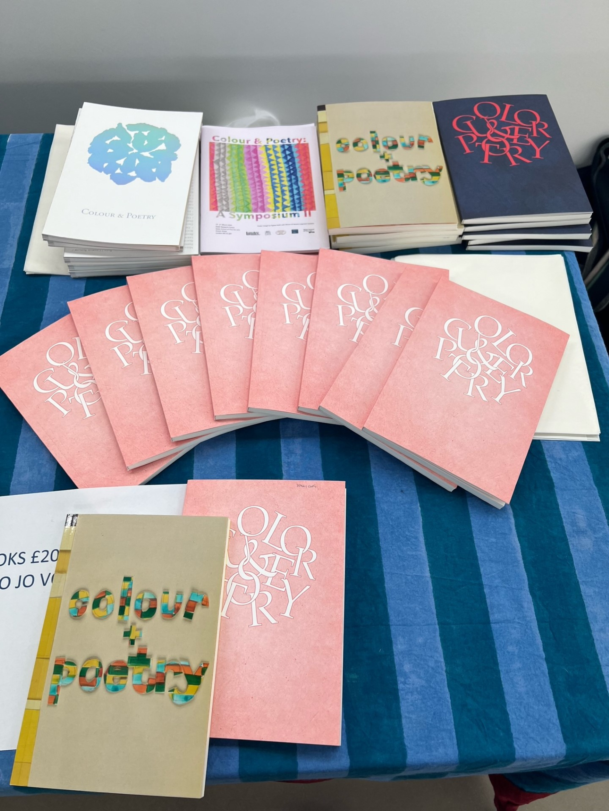 Colour &amp; Poetry: A Symposium V publication launch