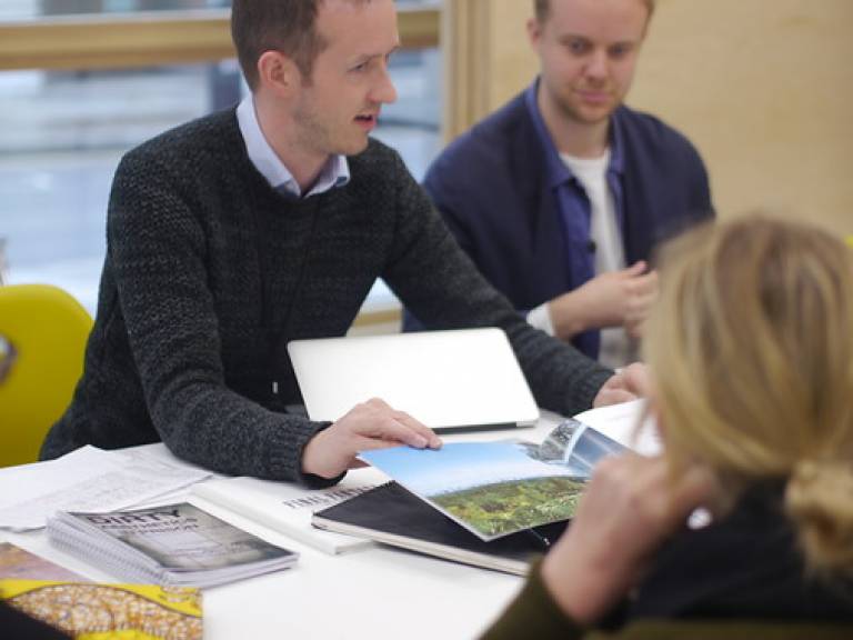 Dr Brent Carnell from the Arena Centre, running a workshop