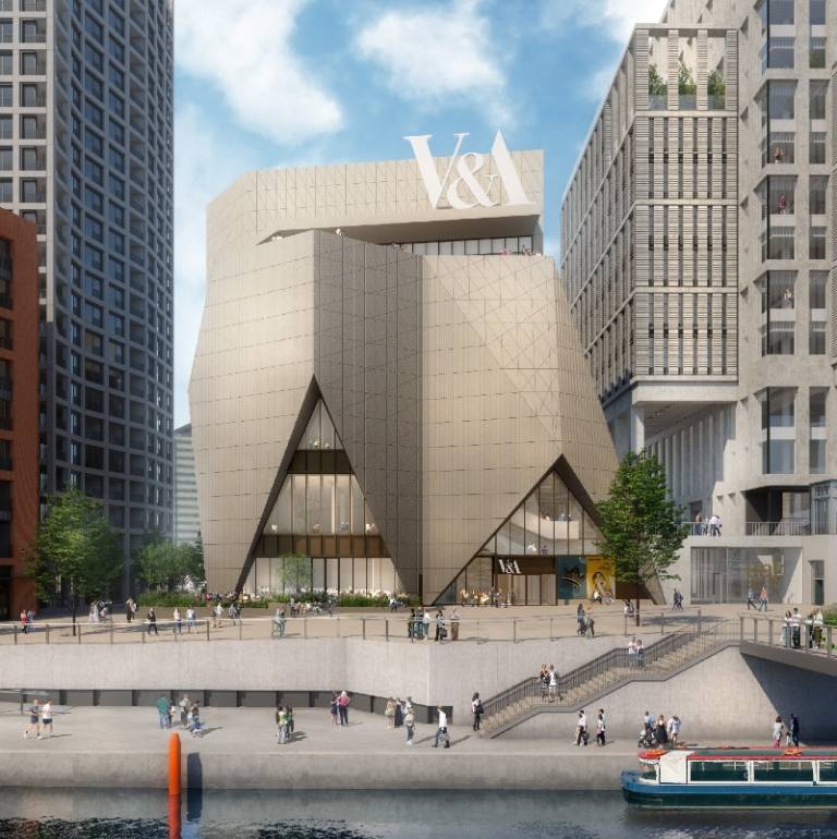 Artist impression of V&A East